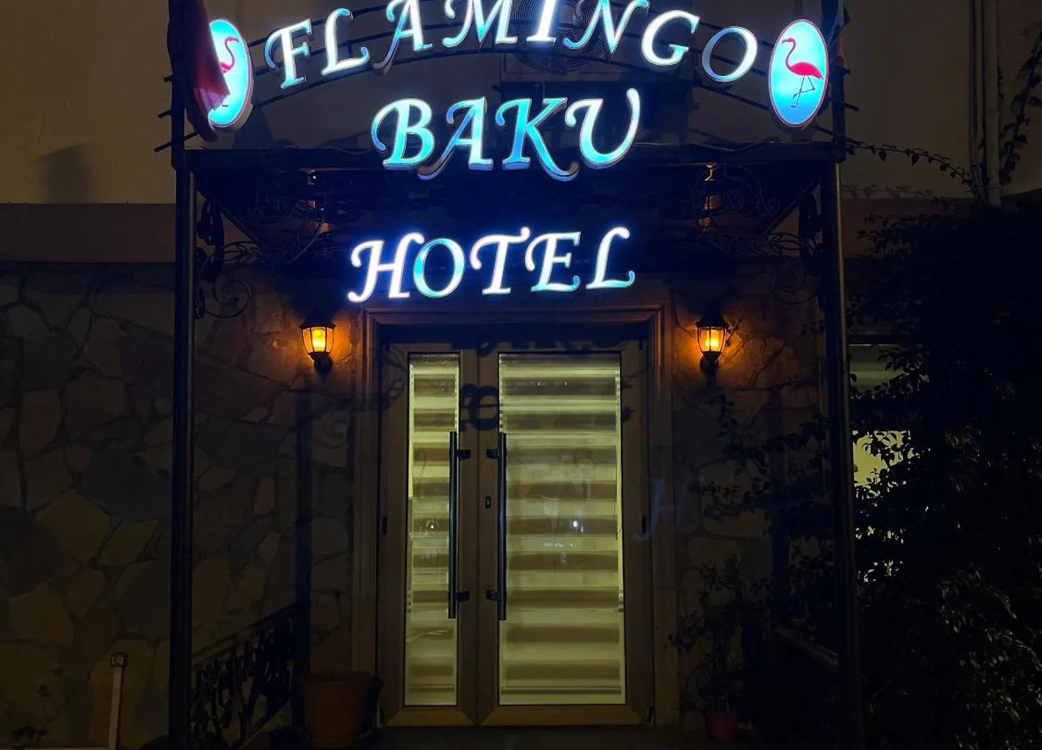 Flamingo Hotel Baku location